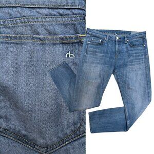Rag & Bone The Dre Low-Rise Slim Boyfriend Ankle Jeans Size: 12